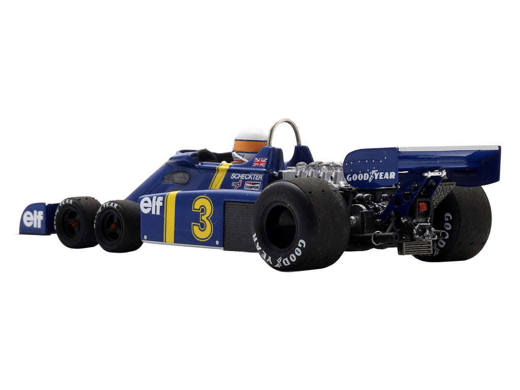 Tyrrell P34 #3 Jody Scheckter Winner Formula One F1 'Swedish GP' (1976) with Driver 1/43 Model Car by Spark