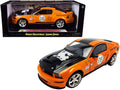 2008 Ford Shelby Mustang #08 'Terlingua' Orange and Black 'Shelby Collectibles Legend' Series 1/18 Diecast Model Car by Shelby Collectibles