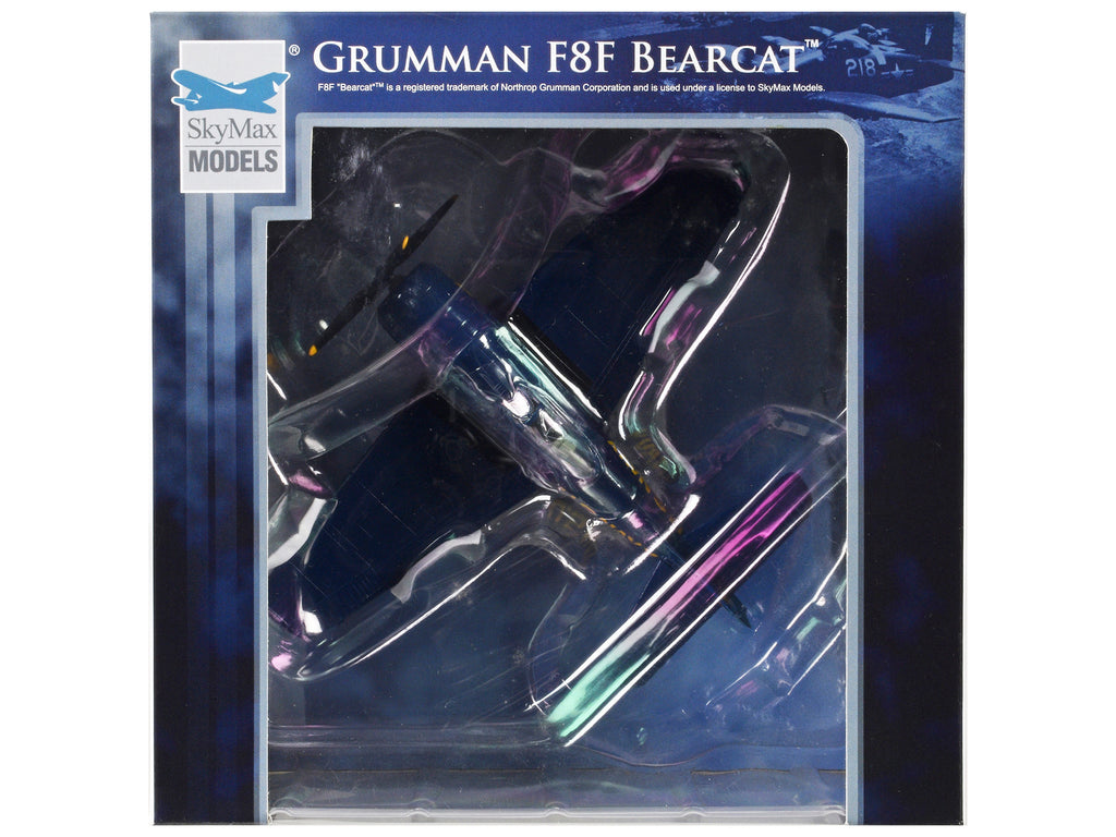 Grumman F8F Bearcat Fighter Aircraft 'Blue Angels #2' (1946) United States Navy 'SkyMax Models' Series 1/72 Diecast Model by Hobby Master