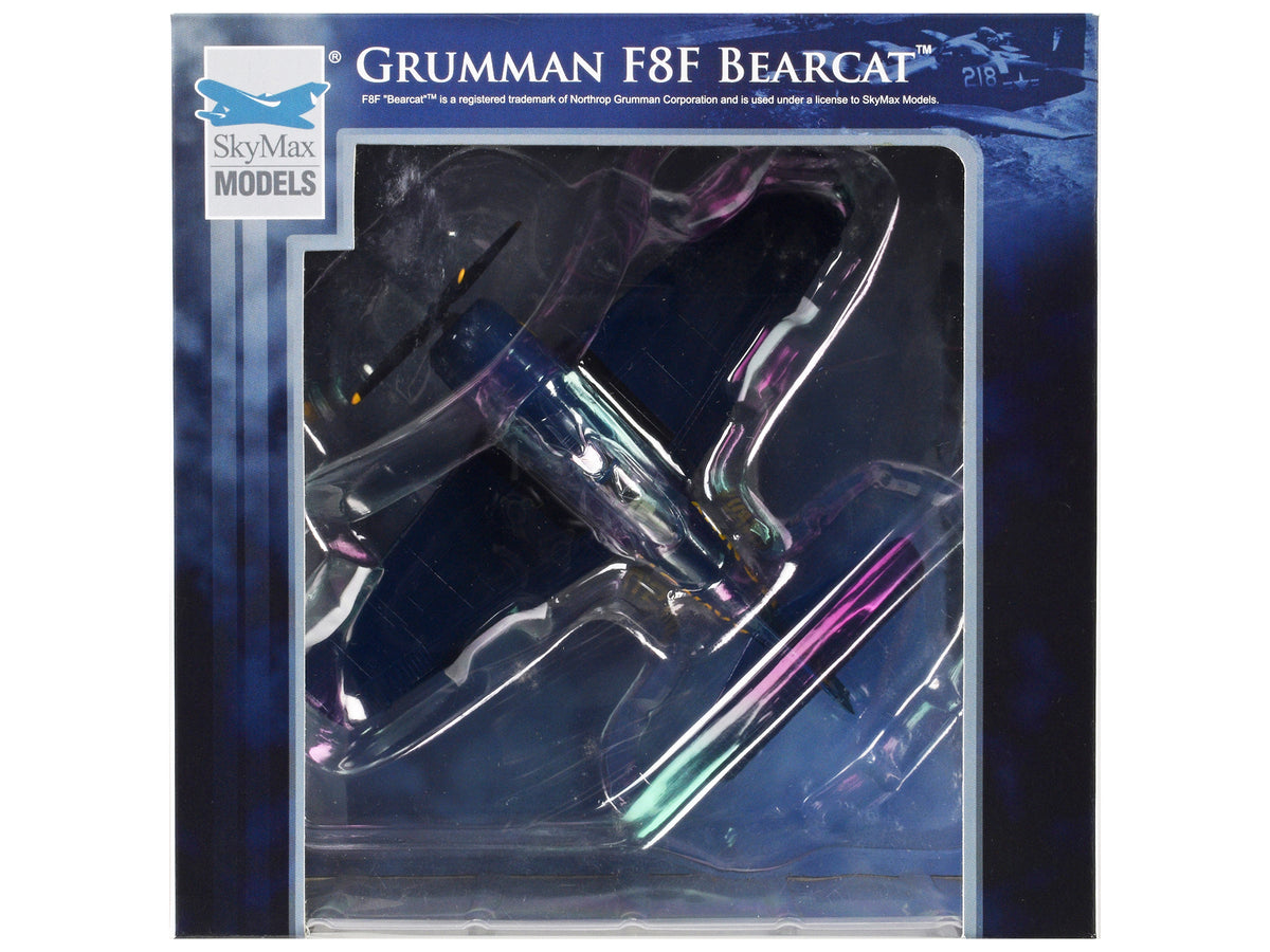Grumman F8F Bearcat Fighter Aircraft 'Blue Angels #2' (1946) United States Navy 'SkyMax Models' Series 1/72 Diecast Model by Hobby Master