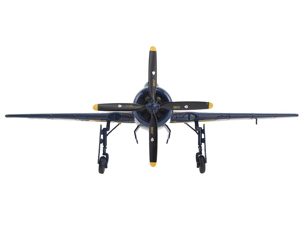 Grumman F8F Bearcat Fighter Aircraft 'Blue Angels (#1-5 decals)' (1946) United States Navy 'SkyMax Models' Series 1/72 Diecast Model by Hobby Master
