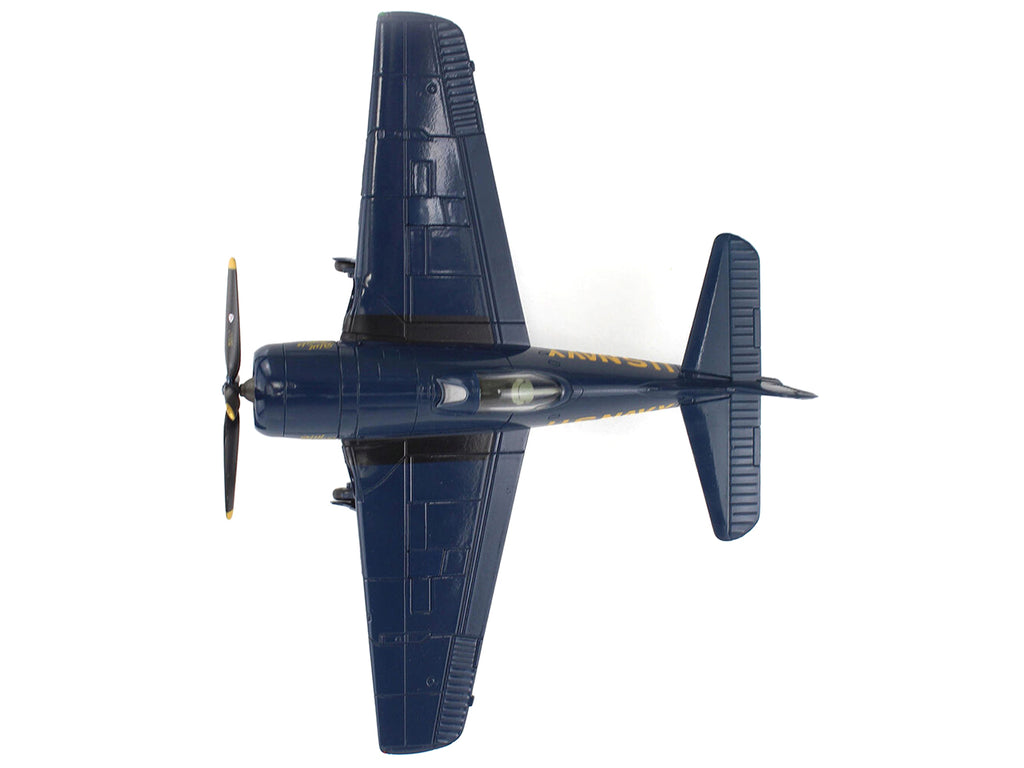 Grumman F8F Bearcat Fighter Aircraft 'Blue Angels (#1-5 decals)' (1946) United States Navy 'SkyMax Models' Series 1/72 Diecast Model by Hobby Master
