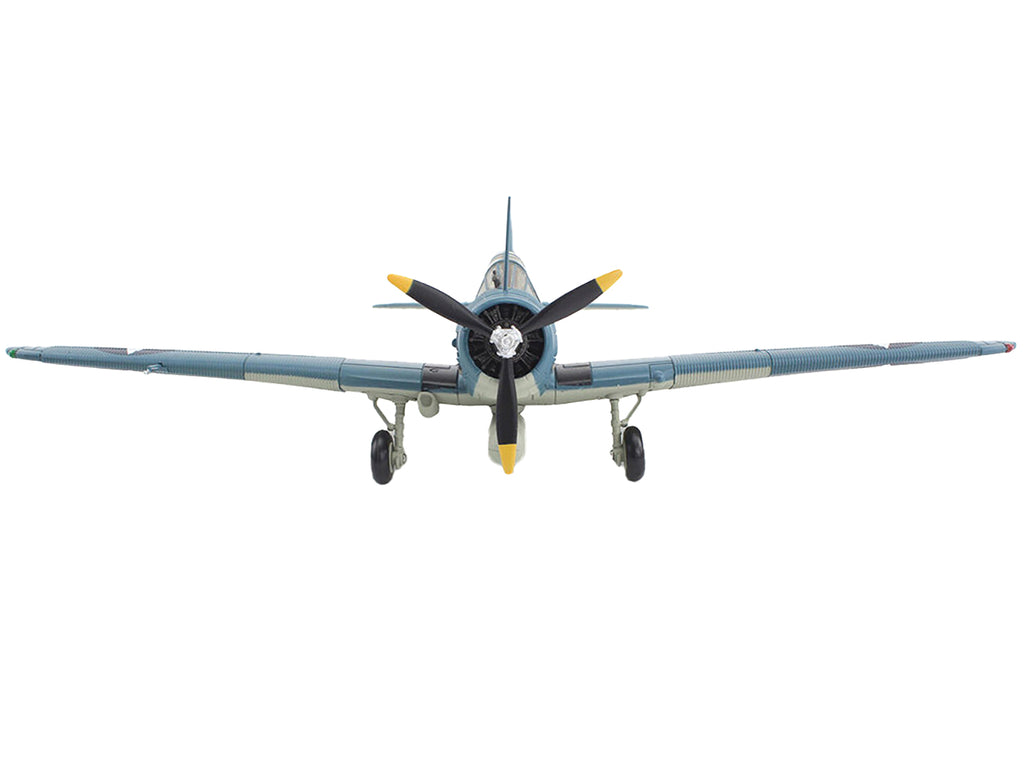 Douglas TBD-1 Devastator Bomber Aircraft 'Battle of Midway Lt Cdr EE Lindsey VT-6 USS Enterprise' (1942) United States Navy 'SkyMax Models' Series 1/72 Diecast Model by Hobby Master