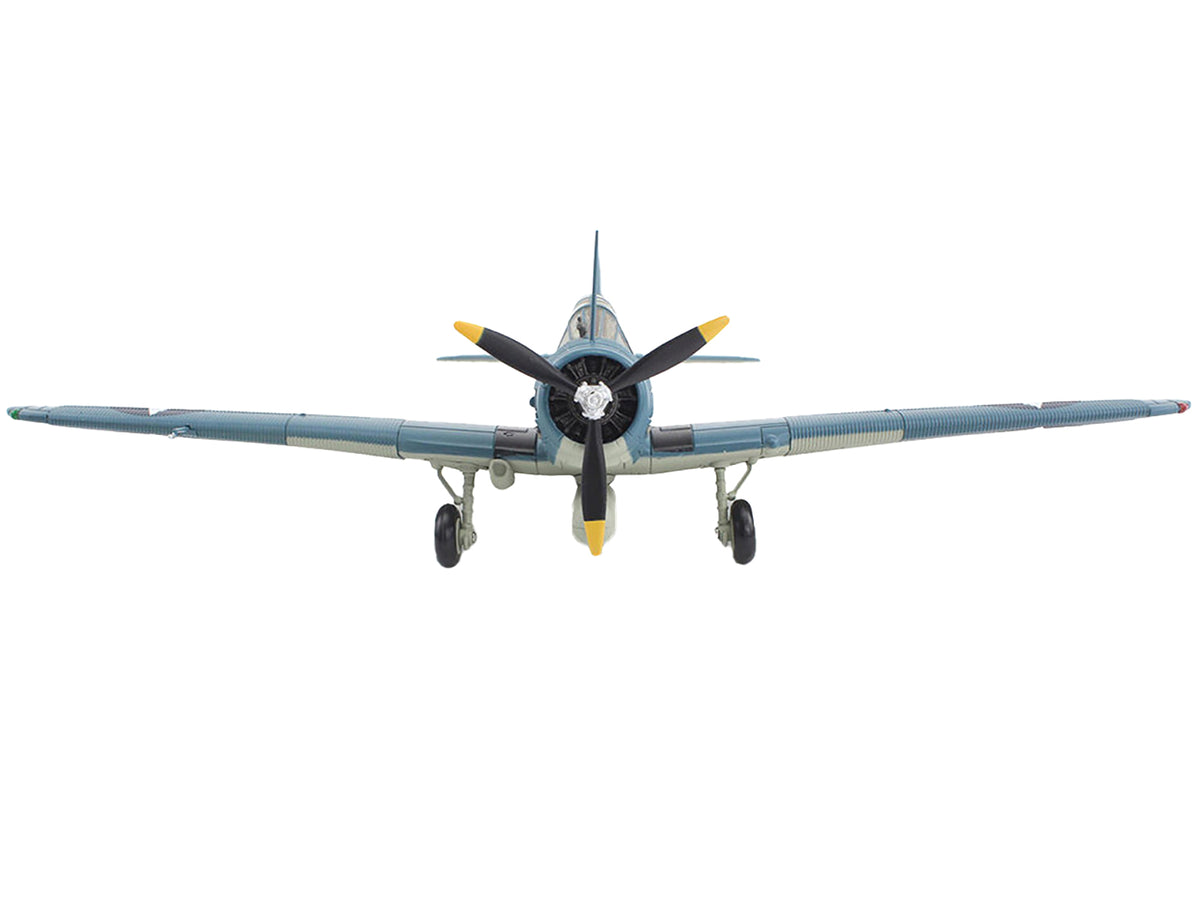 Douglas TBD-1 Devastator Bomber Aircraft 'Battle of Midway Lt Cdr EE Lindsey VT-6 USS Enterprise' (1942) United States Navy 'SkyMax Models' Series 1/72 Diecast Model by Hobby Master