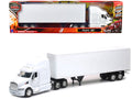 Peterbilt 387 Truck with Dry Goods Trailer White 'Long Haul Truckers' Series 1/32 Diecast Model by New Ray