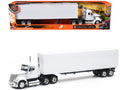 International LoneStar Truck with Dry Goods Trailer White 'Long Haul Truckers' Series 1/43 Diecast Model by New Ray