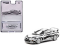Toyota Supra 'Designed by Joshua Vides' Black and White 'Hobby64' Series 1/64 Diecast Model Car by Tarmac Works