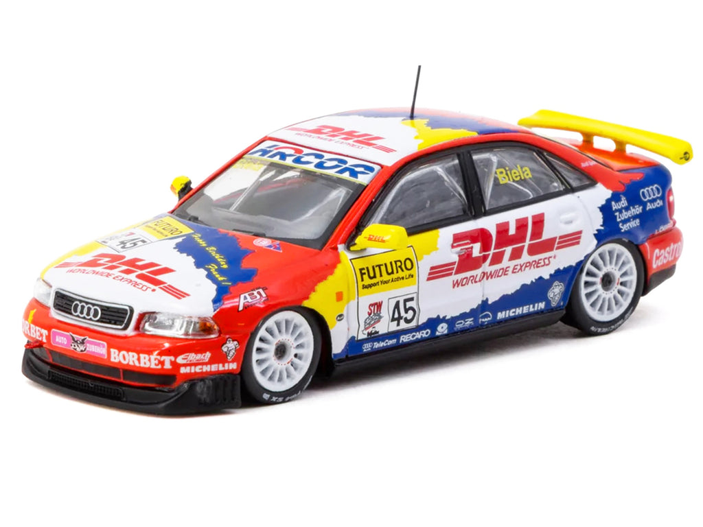 Audi A4 Quattro #45 Frank Biela 'Super Tourenwagen Cup' (1998) 'Hobby64' Series 1/64 Diecast Model Car by Tarmac Works