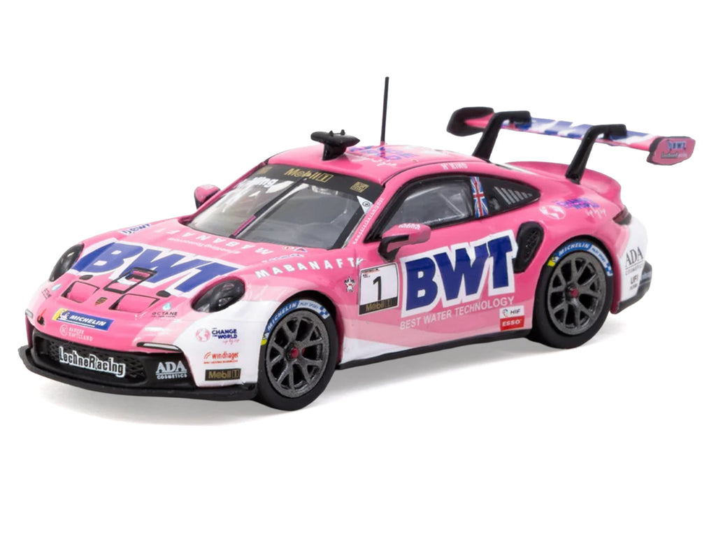 Porsche 911 GT3 Cup (992) #1 Harry King 'Porsche Mobil 1 Supercup' (2024) 'Hobby64' Series 1/64 Diecast Model Car by Tarmac Works