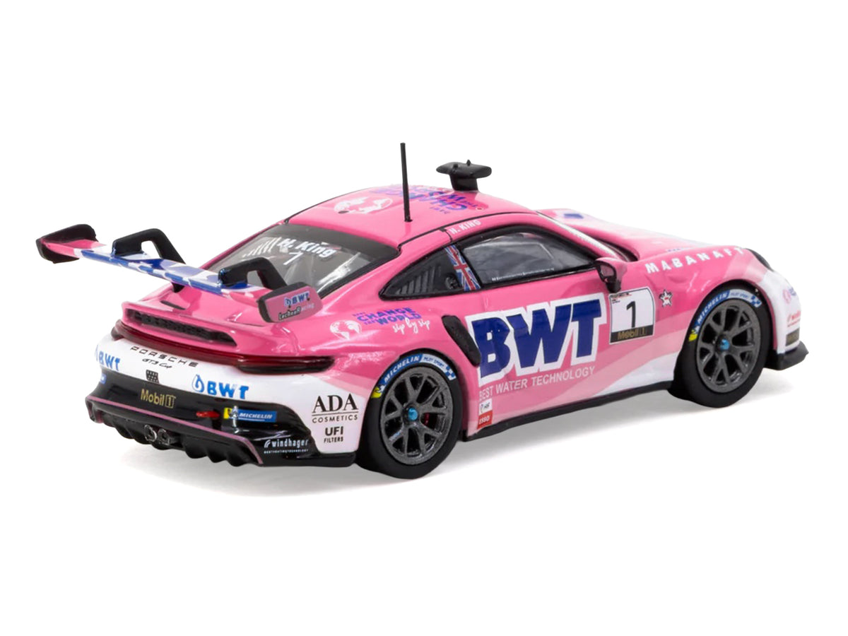 Porsche 911 GT3 Cup (992) #1 Harry King 'Porsche Mobil 1 Supercup' (2024) 'Hobby64' Series 1/64 Diecast Model Car by Tarmac Works