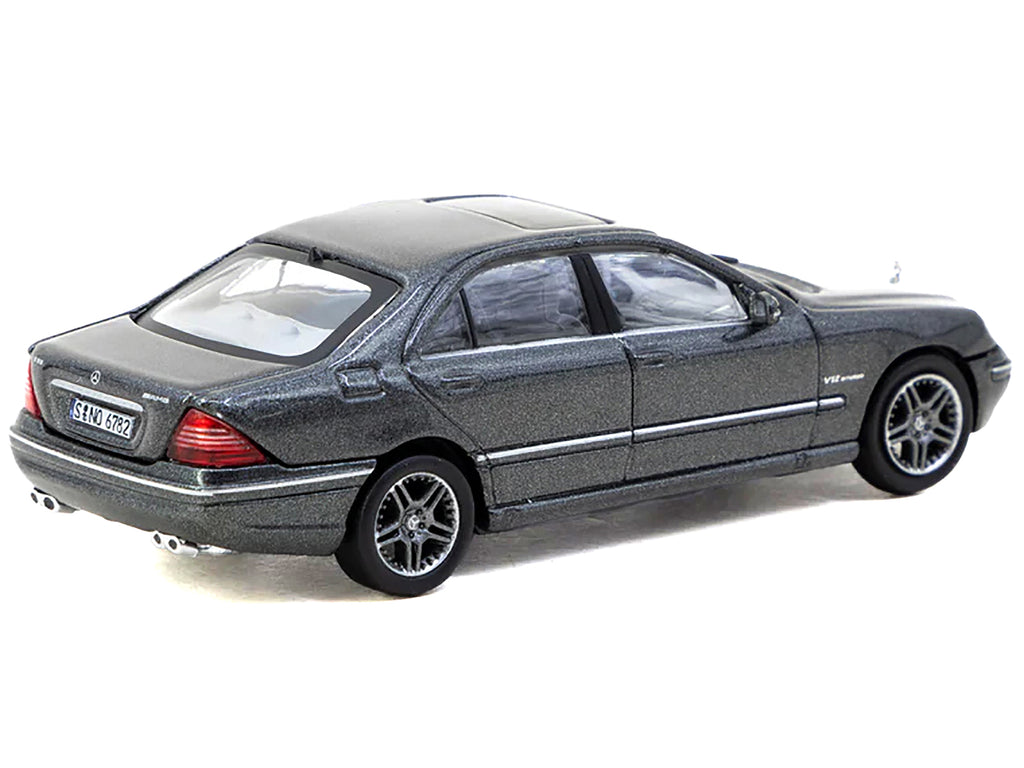 Mercedes-Benz S 65 AMG Tectite Gray Metallic 'Global64' Series 1/64 Diecast Model by Tarmac Works