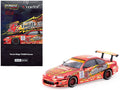 Toyota VERTEX Ridge TE3006 Soarer RHD (Right Hand Drive) Chrome Red with Graphics 'Tokyo Auto Salon 2026' 'Global64' Series 1/64 Diecast Model Car by Tarmac Works