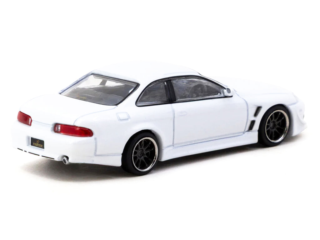 Toyota VERTEX Soarer JZZ30 RHD (Right Hand Drive) White Metallic 'Global64' Series 1/64 Diecast Model Car by Tarmac Works
