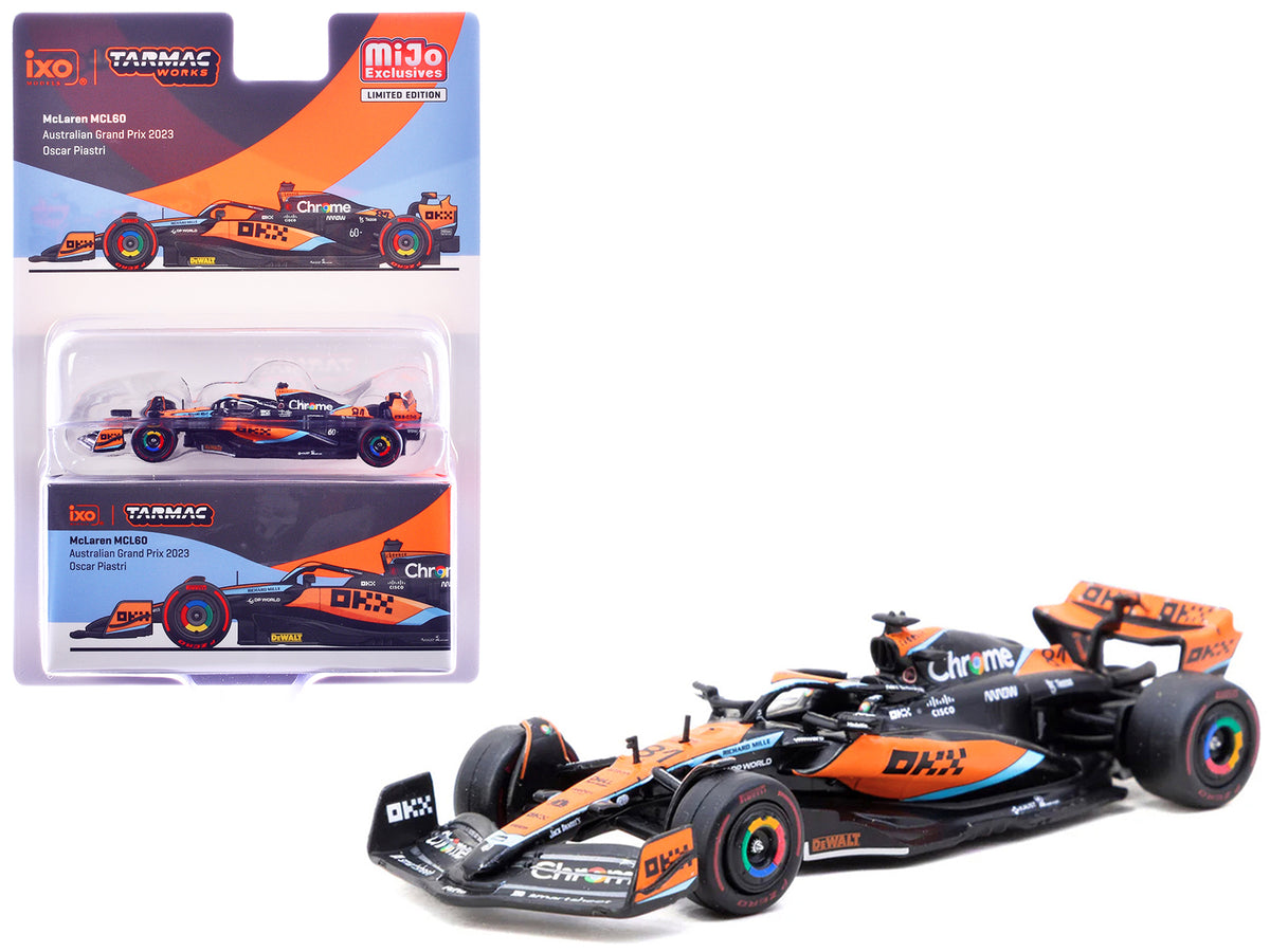 McLaren MCL60 #81 Oscar Piastri Formula One F1 'Australian GP' (2023) 'Global64' Series 1/64 Diecast Model Car by Tarmac Works