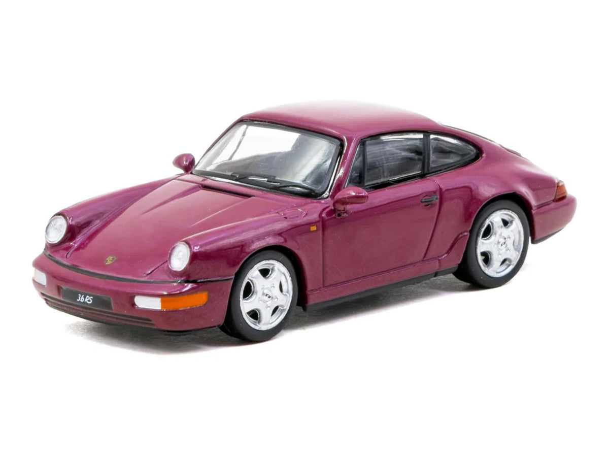 Porsche 911 Carrera RS (964) Ruby Star 'Collab64' Series 1/64 Diecast Model Car by Schuco & Tarmac Works