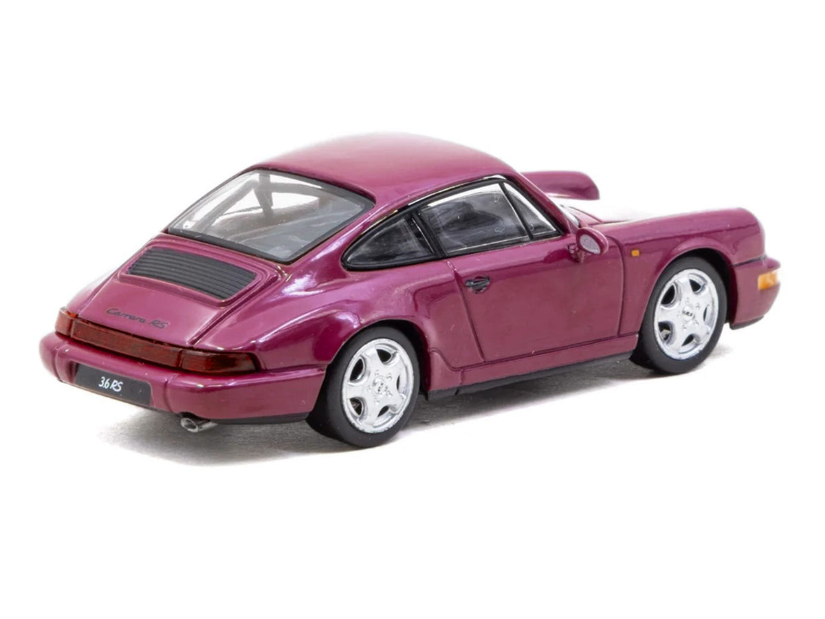 Porsche 911 Carrera RS (964) Ruby Star 'Collab64' Series 1/64 Diecast Model Car by Schuco & Tarmac Works