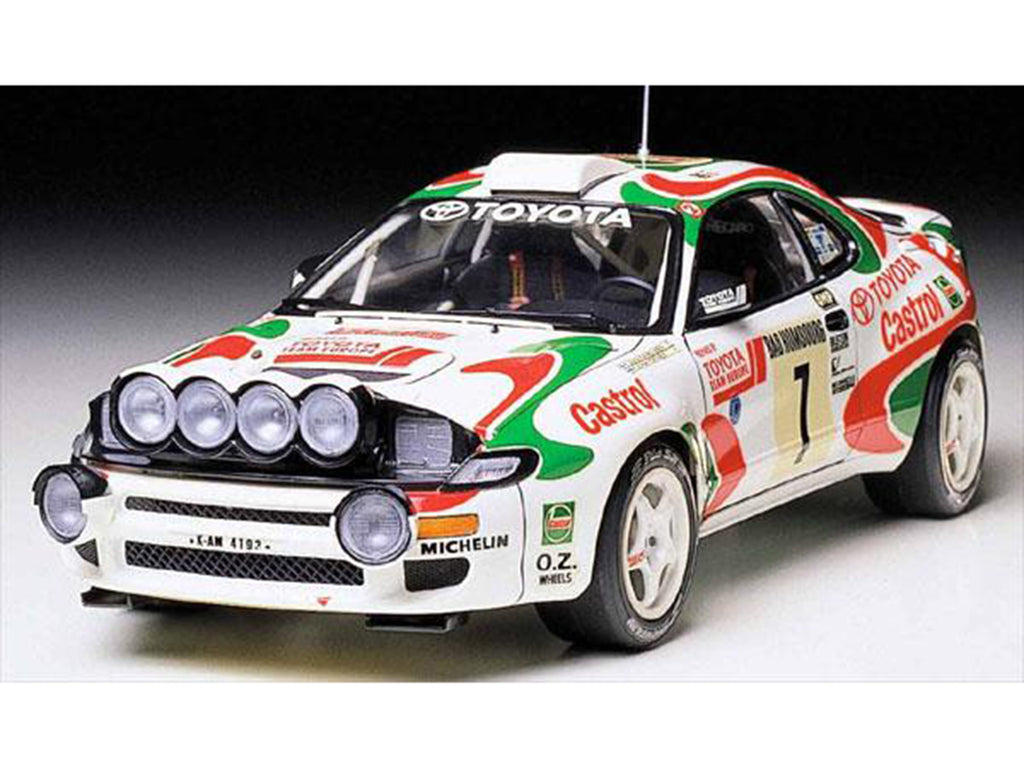 Model Kit Toyota Celica GT-Four (Castrol Celica) #3 Winner 'Monte-Carlo Rally' (1993) 1/24 Scale Model by Tamiya