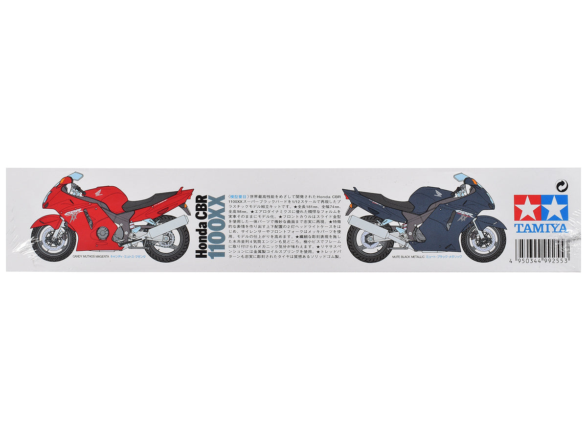 Model Kit Honda CBR 1100XX Motorcycle 1/12 Scale Model by Tamiya