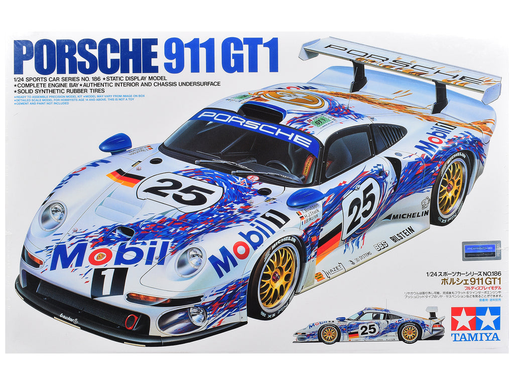 Model Kit Porsche 911 GT1 '24 Hours of Le Mans' (1996) 1/24 Scale Model by Tamiya