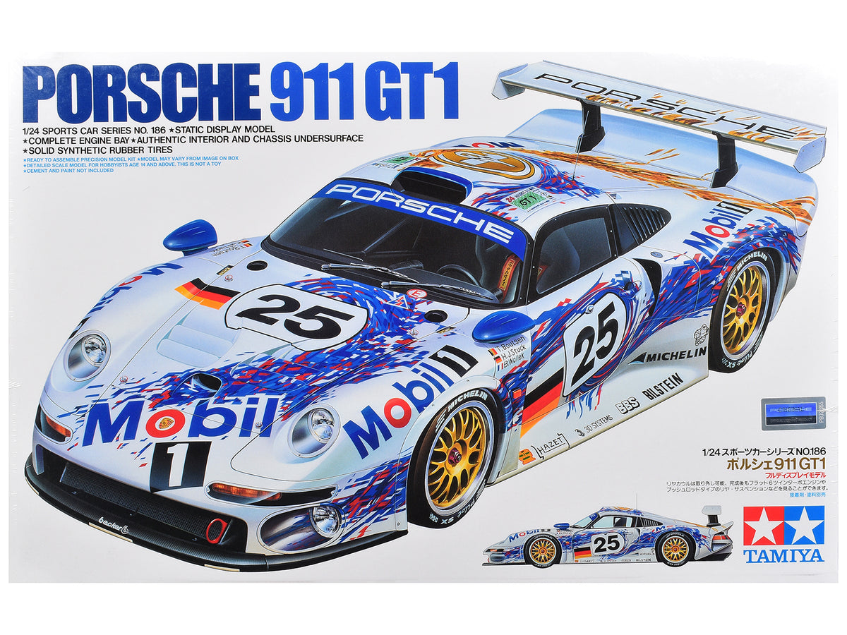 Model Kit Porsche 911 GT1 '24 Hours of Le Mans' (1996) 1/24 Scale Model by Tamiya