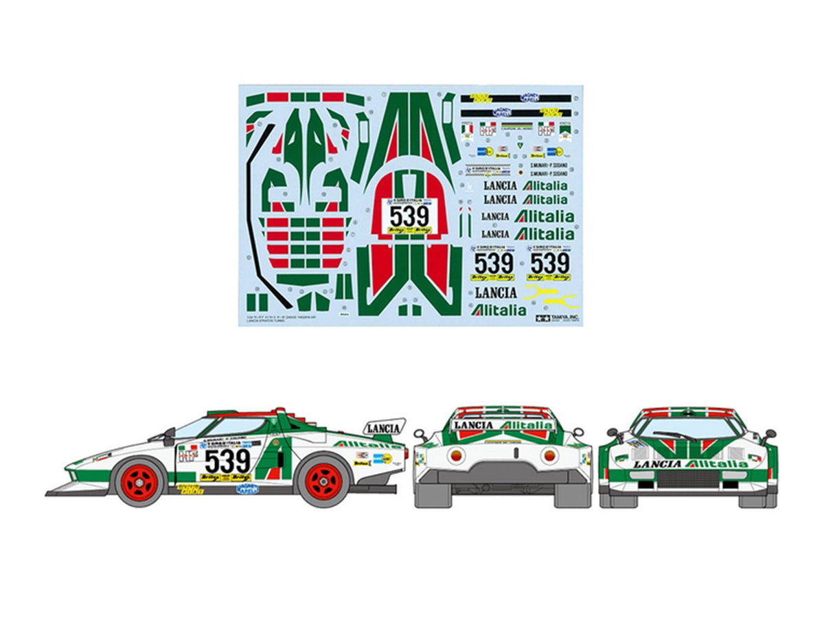 Model Kit Lancia Stratos Turbo 1/24 Scale Model by Tamiya