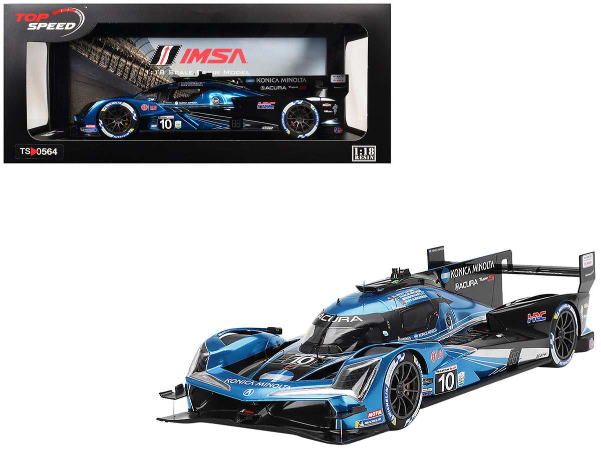 Acura ARX-06 GTP #10 Filipe Albuquerque - Marcus Ericsson - Brendon Hartley - Ricky Taylor 'Wayne Taylor Racing with Andretti' IMSA '24 Hours of Daytona' (2024) 1/18 Model Car by Top Speed
