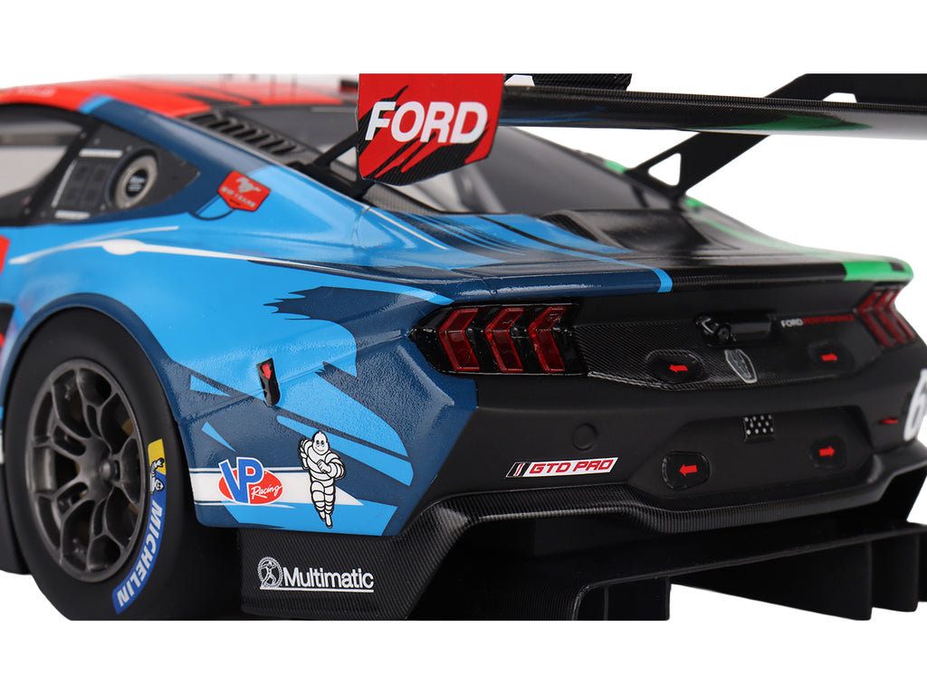 Ford Mustang GT3 #65 Joey Hand - Dirk Muller 'Ford Multimatic Motorsports' 'Motul Course de Monterey - Laguna Seca' (2024) 1/18 Model Car by Top Speed