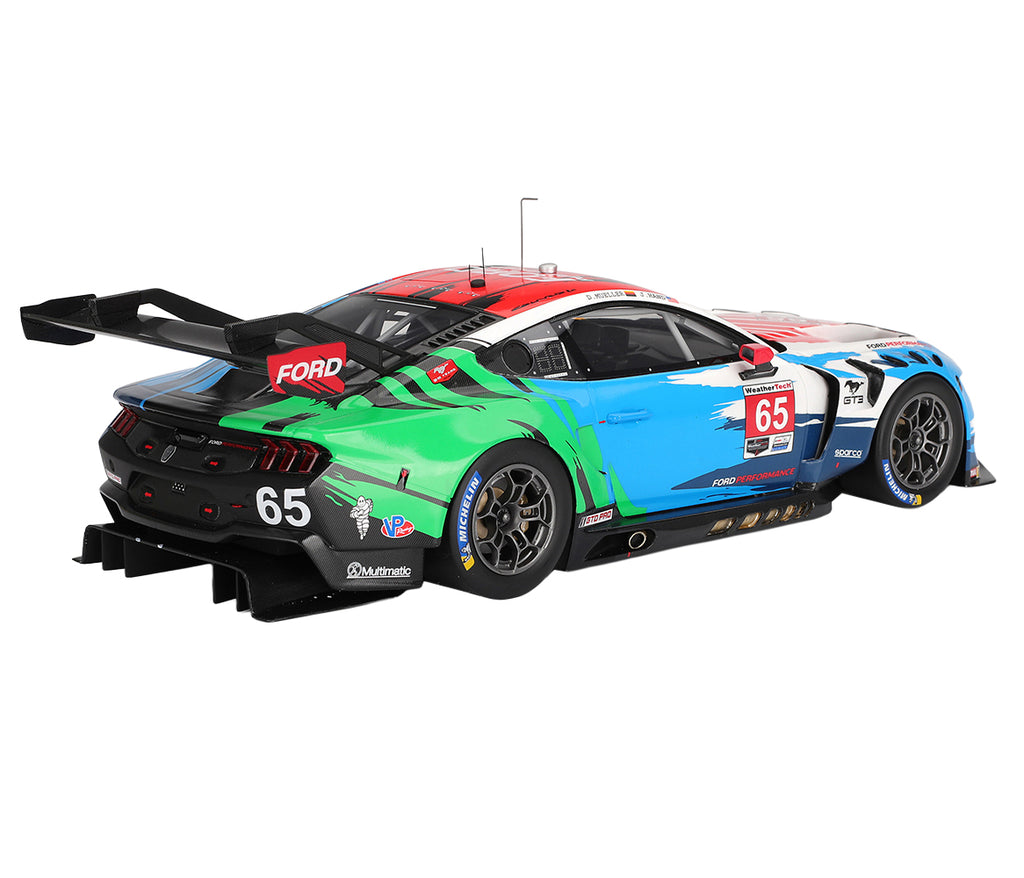Ford Mustang GT3 #65 Joey Hand - Dirk Muller 'Ford Multimatic Motorsports' 'Motul Course de Monterey - Laguna Seca' (2024) 1/18 Model Car by Top Speed