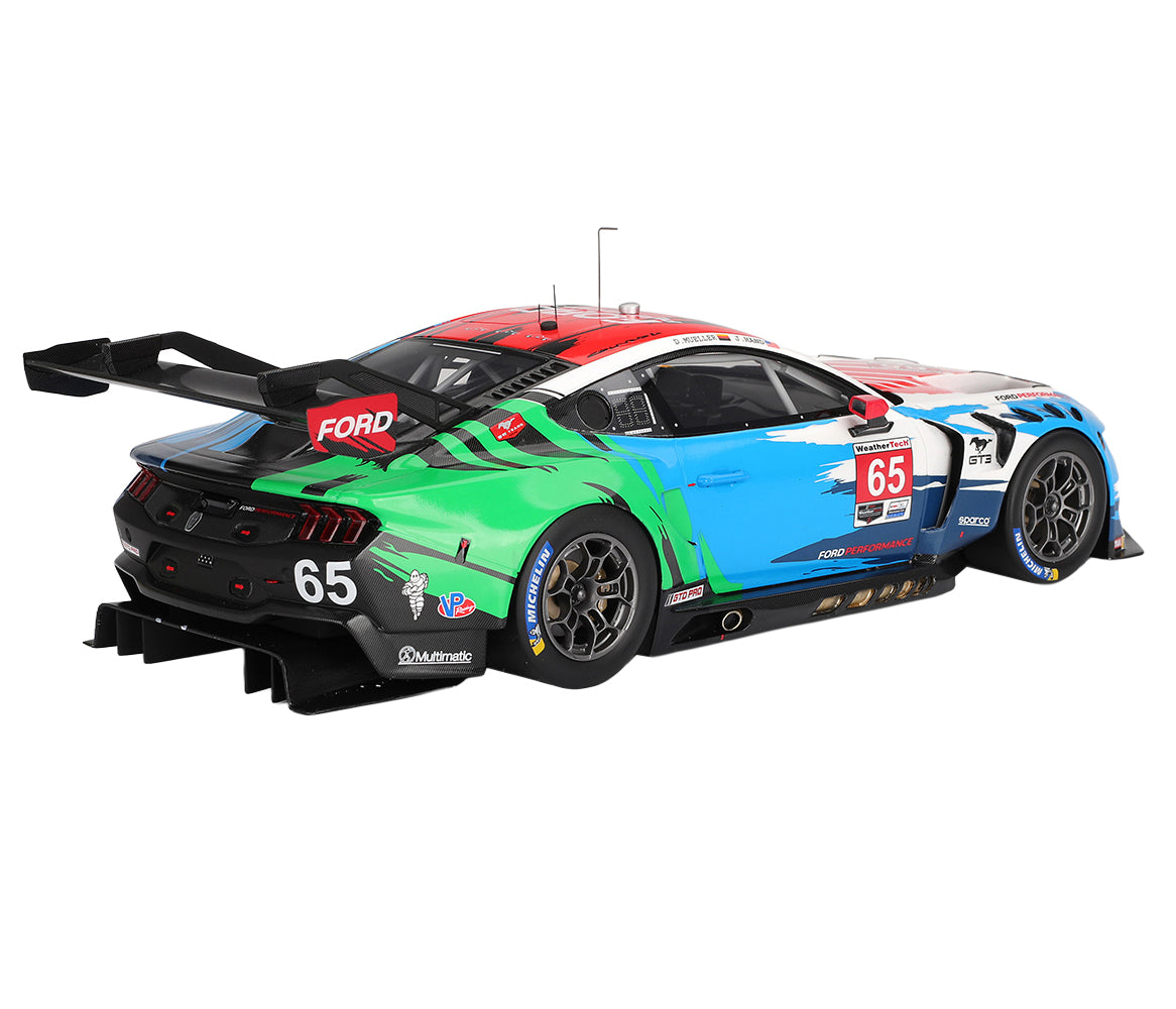 Ford Mustang GT3 #65 Joey Hand - Dirk Muller 'Ford Multimatic Motorsports' 'Motul Course de Monterey - Laguna Seca' (2024) 1/18 Model Car by Top Speed