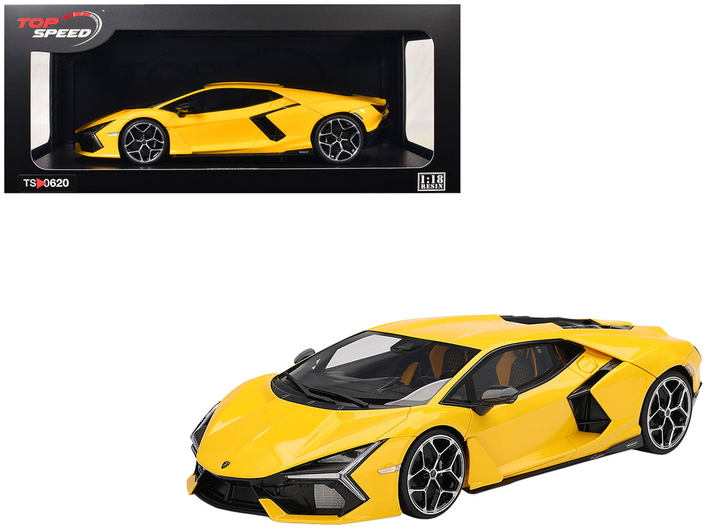 Lamborghini Revuelto Giallo (Yellow) 1/18 Model Car by Top Speed