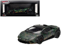 Lamborghini Huracan Sterrato All-Terrain 'BOSCO' Green Camouflage 1/18 Model Car by Top Speed