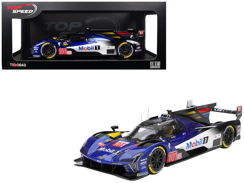 Cadillac V-Series.R #101 Filipe Albuquerque - Jordan Taylor - Ricky Taylor 'Cadillac Wayne Taylor Racing' FIA WEC '24 Hours of Le Mans' (2025) 1/18 Model Car by Top Speed