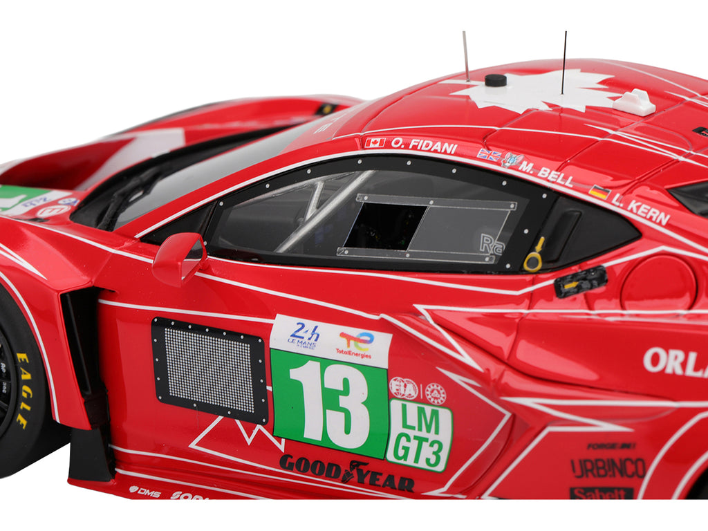 Chevrolet Corvette Z06 GT3.R #13 Matt Bell - Orey Fidani - Lars Kern 'AWA Racing' '24 Hours of Le Mans' (2025) 1/18 Model Car by Top Speed