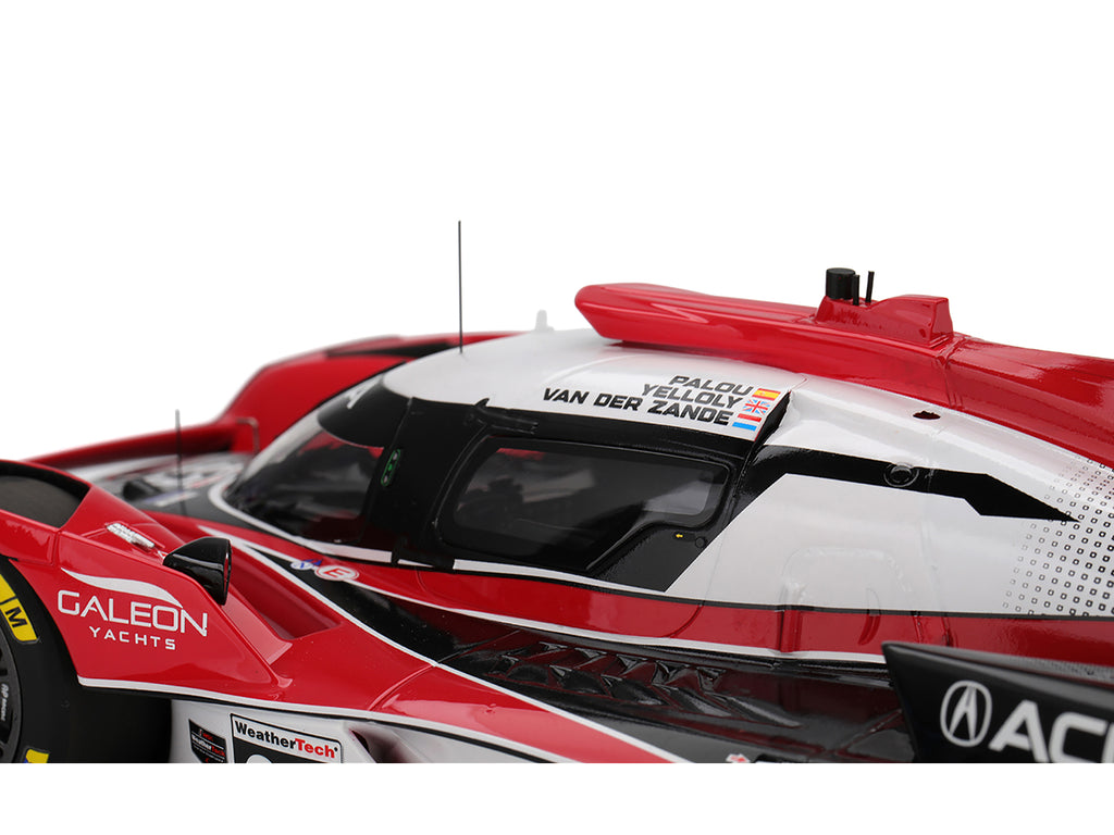 Acura ARX-06 #93 Alex Palou - Renger van der Zande - Nick Yelloly 'Acura Meyer Shank Racing' 3rd Place GTP IMSA '12 Hours of Sebring' (2025) 1/18 Model Car by Top Speed