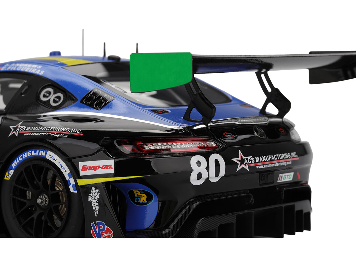 Mercedes-AMG GT3 EVO #80 Scott Andrews - Ralf Aron - Eric Filgueiras - Dan Knox 'Lone Star Racing' IMSA '24 Hours of Daytona' (2025) 1/18 Model Car by Top Speed