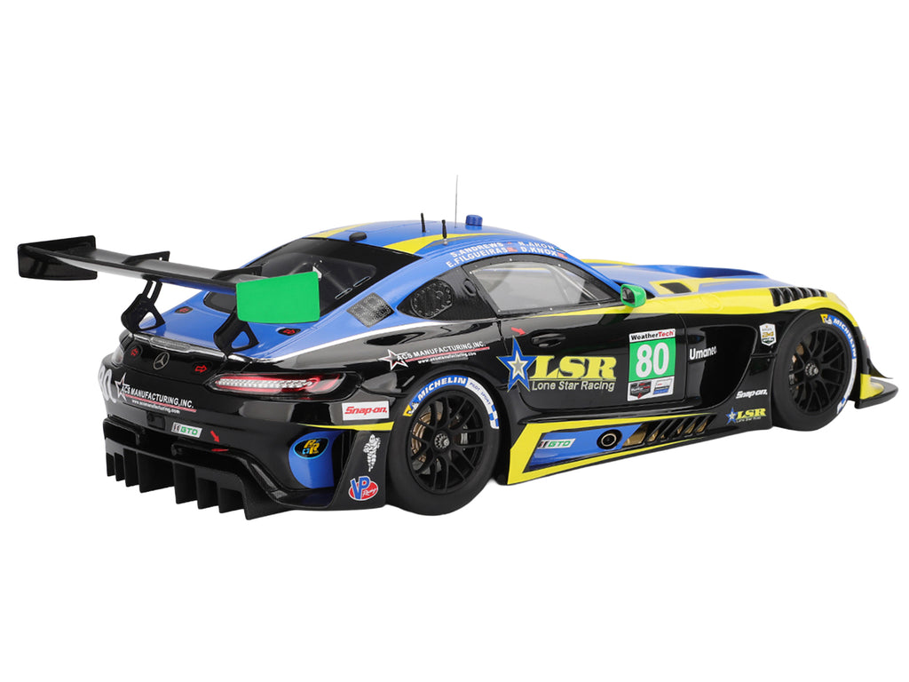 Mercedes-AMG GT3 EVO #80 Scott Andrews - Ralf Aron - Eric Filgueiras - Dan Knox 'Lone Star Racing' IMSA '24 Hours of Daytona' (2025) 1/18 Model Car by Top Speed