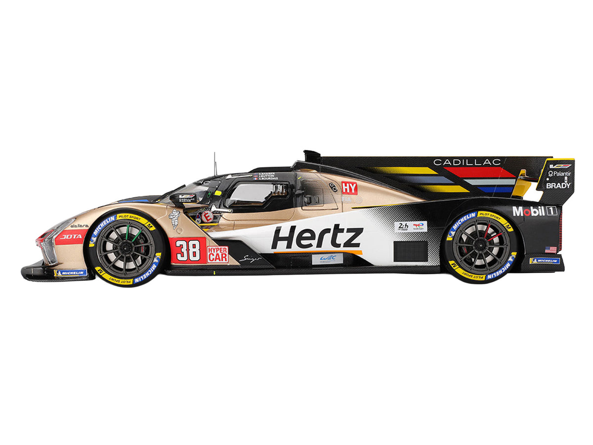 Cadillac V-Series.R #38 Earl Bamber - Sebastien Bourdais - Jenson Button 'Cadillac Hertz Team Jota' FIA WEC '24 Hours of Le Mans' (2025) 1/18 Model Car by Top Speed