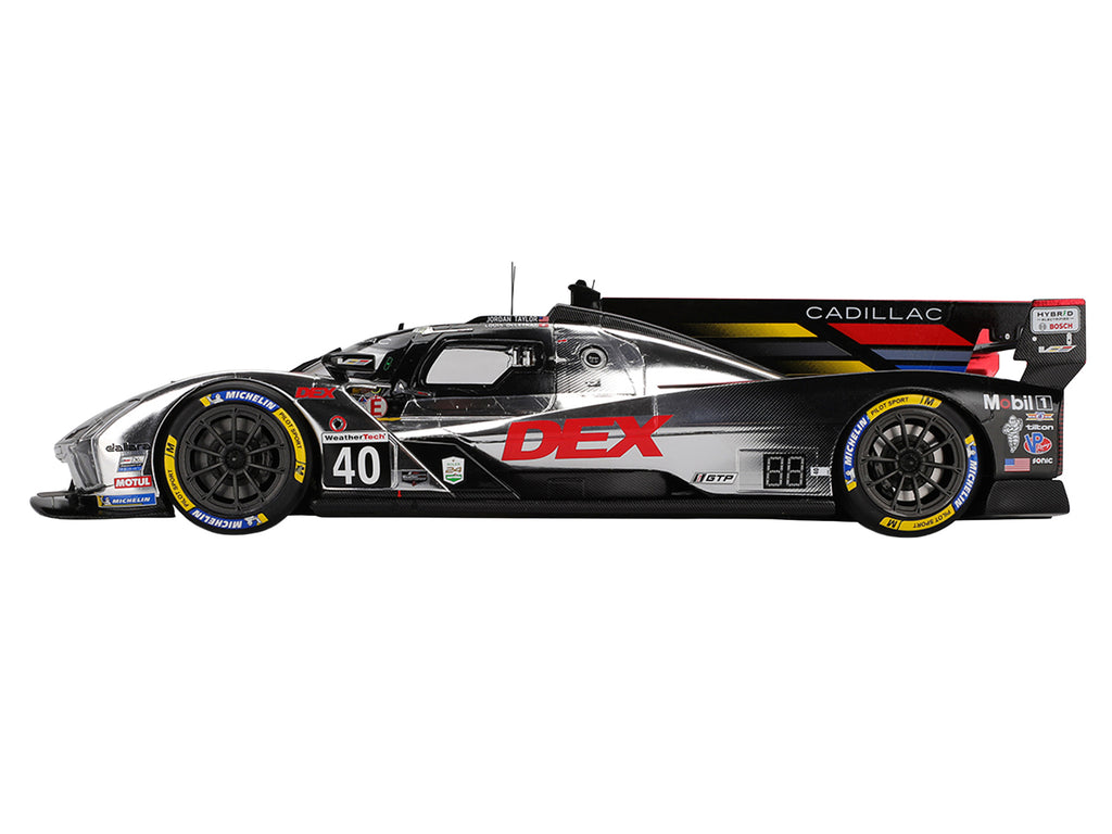 Cadillac V-Series.R #40 Louis Deletraz - Kamui Kobayashi - Jordan Taylor 'Cadillac Wayne Taylor Racing' IMSA '24 Hours of Daytona' (2025) 1/18 Model Car by Top Speed