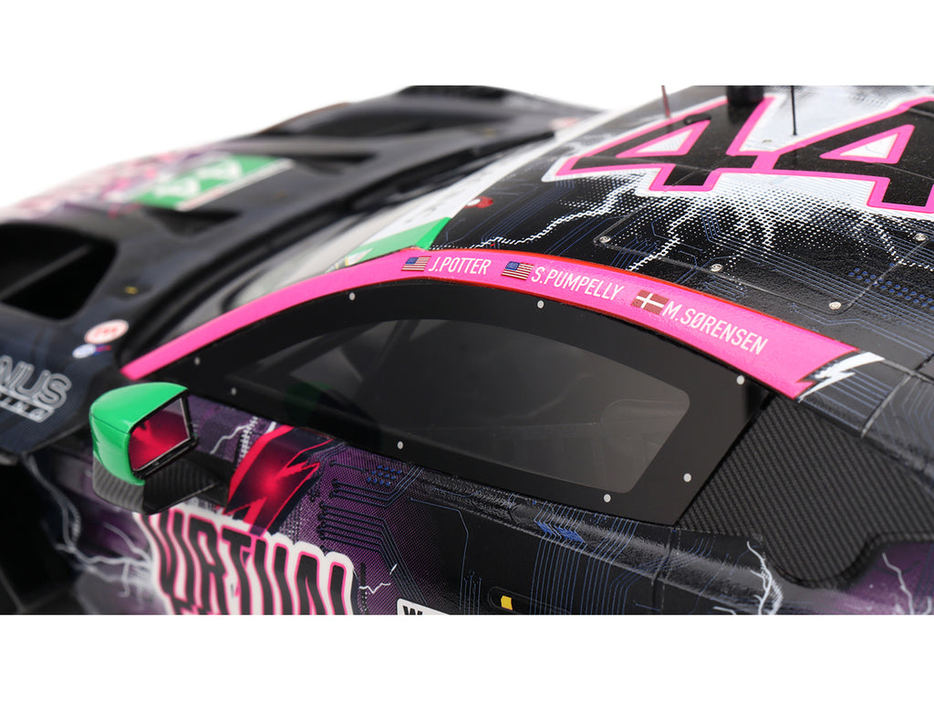 Aston Martin Vantage GT3 EVO #44 John Potter - Spencer Pumpelly - Marco Sorensen 'Magnus Racing' IMSA 'Six Hours of The Glen (Watkins Glen)' (2025) 1/18 Model Car by Top Speed
