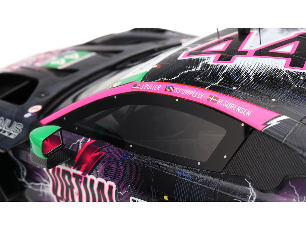 Aston Martin Vantage GT3 EVO #44 John Potter - Spencer Pumpelly - Marco Sorensen 'Magnus Racing' IMSA 'Six Hours of The Glen (Watkins Glen)' (2025) 1/18 Model Car by Top Speed