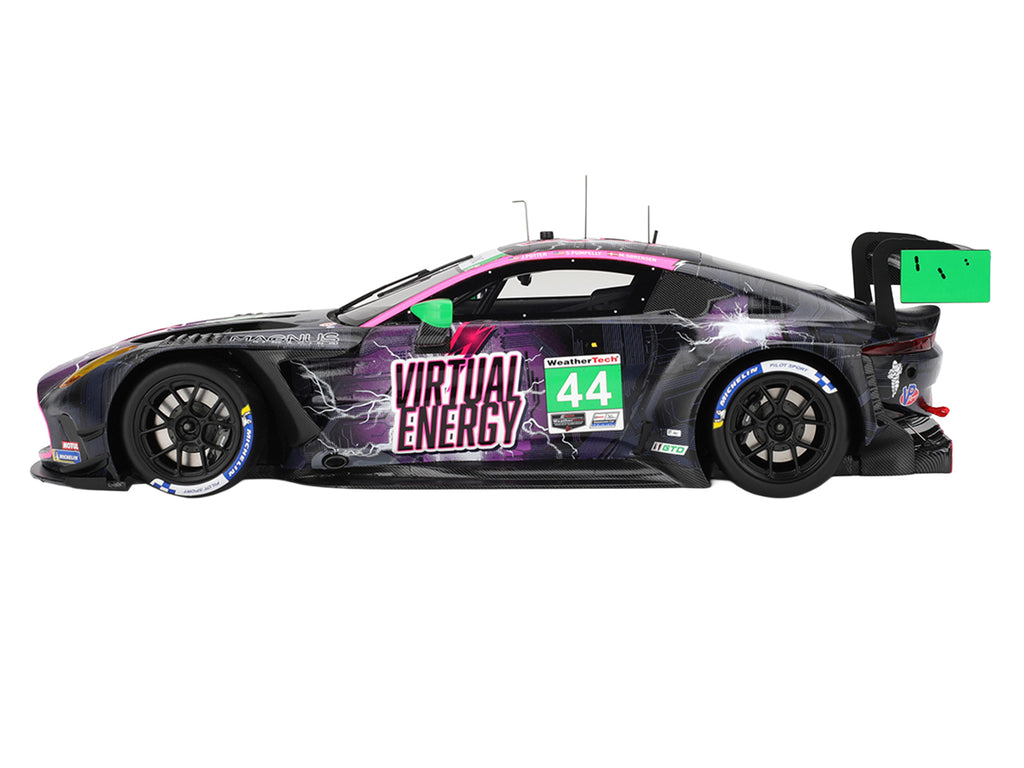 Aston Martin Vantage GT3 EVO #44 John Potter - Spencer Pumpelly - Marco Sorensen 'Magnus Racing' IMSA 'Six Hours of The Glen (Watkins Glen)' (2025) 1/18 Model Car by Top Speed