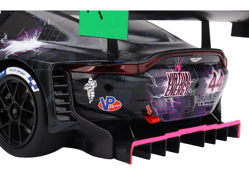Aston Martin Vantage GT3 EVO #44 John Potter - Spencer Pumpelly - Marco Sorensen 'Magnus Racing' IMSA 'Six Hours of The Glen (Watkins Glen)' (2025) 1/18 Model Car by Top Speed