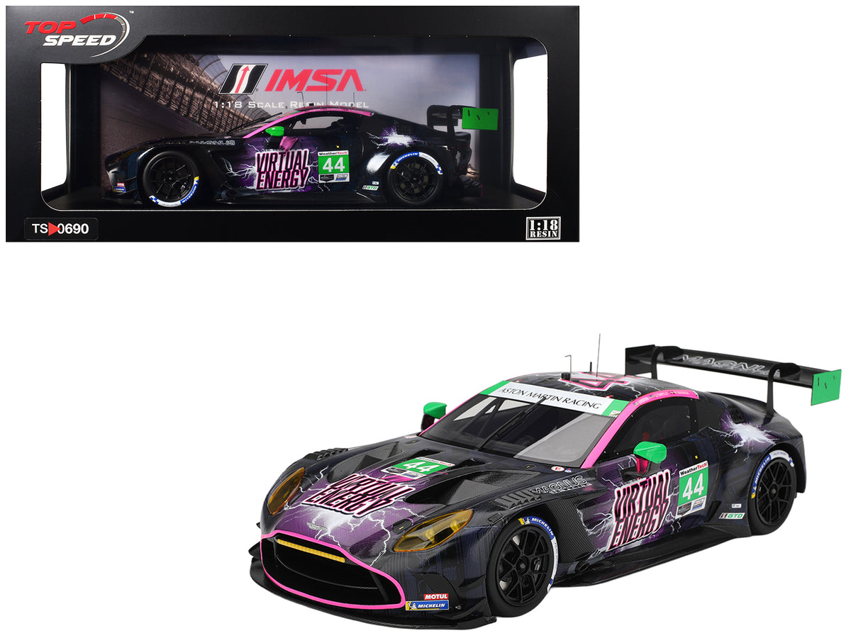 Aston Martin Vantage GT3 EVO #44 John Potter - Spencer Pumpelly - Marco Sorensen 'Magnus Racing' IMSA 'Six Hours of The Glen (Watkins Glen)' (2025) 1/18 Model Car by Top Speed