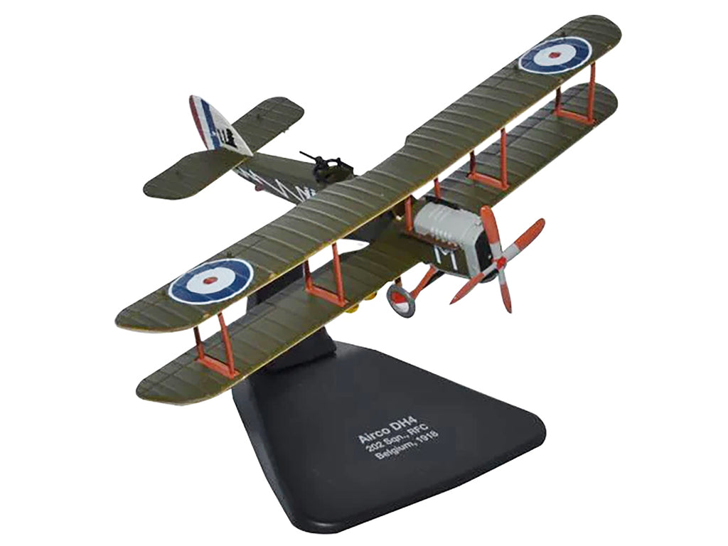 Airco DH4 Bomber Plane '202 Squadron RFC' (1918) 'Oxford Aviation' Series 1/72 Diecast Model Airplane by Oxford Diecast