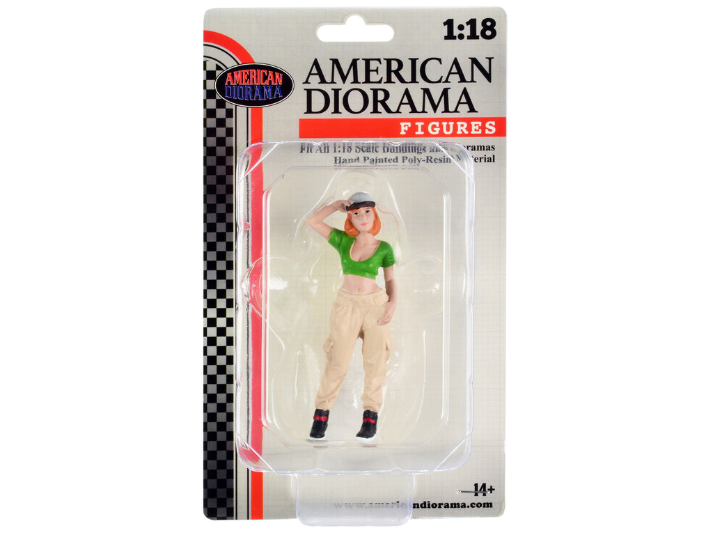 'Hip Hop Girls' Figure 1 for 1/18 Scale Models by American Diorama