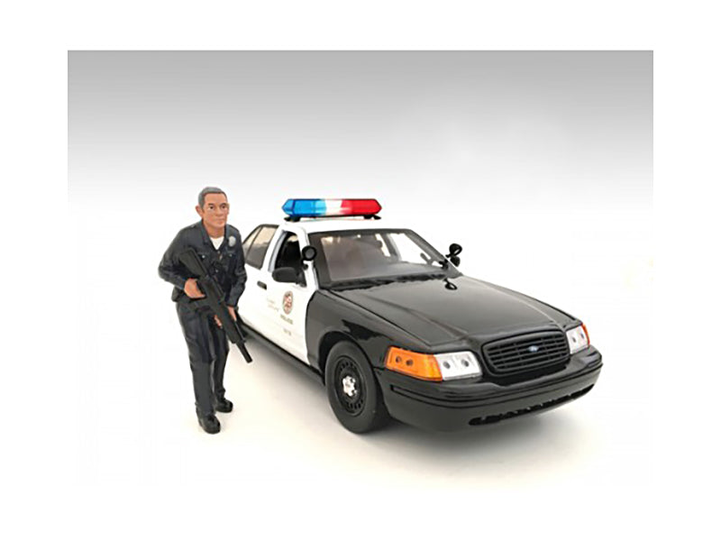 Police Officer II Figure For 1/18 Scale Models by American Diorama