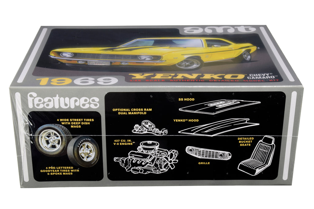 Skill 2 Model Kit 1969 Chevrolet Camaro Yenko 1/25 Scale Model by AMT