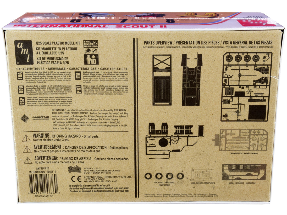 Skill 2 Model Kit IH International Harvester Scout II 1/25 Scale Model by AMT