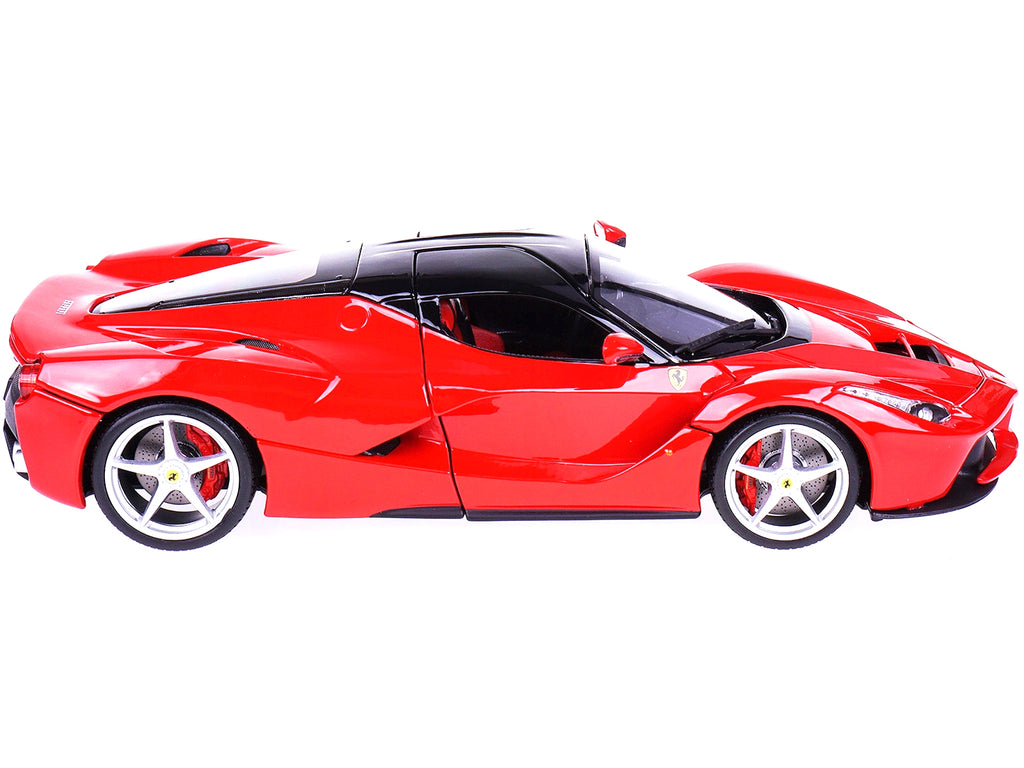 Ferrari LaFerrari F70 Red with Black Top 'Signature Series' 1/18 Diecast Model Car by Bburago