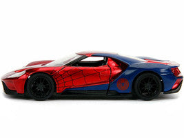2017 Ford GT 'Spider-Man' Theme 'Marvel' Series 1/32 Diecast Model Car by Jada